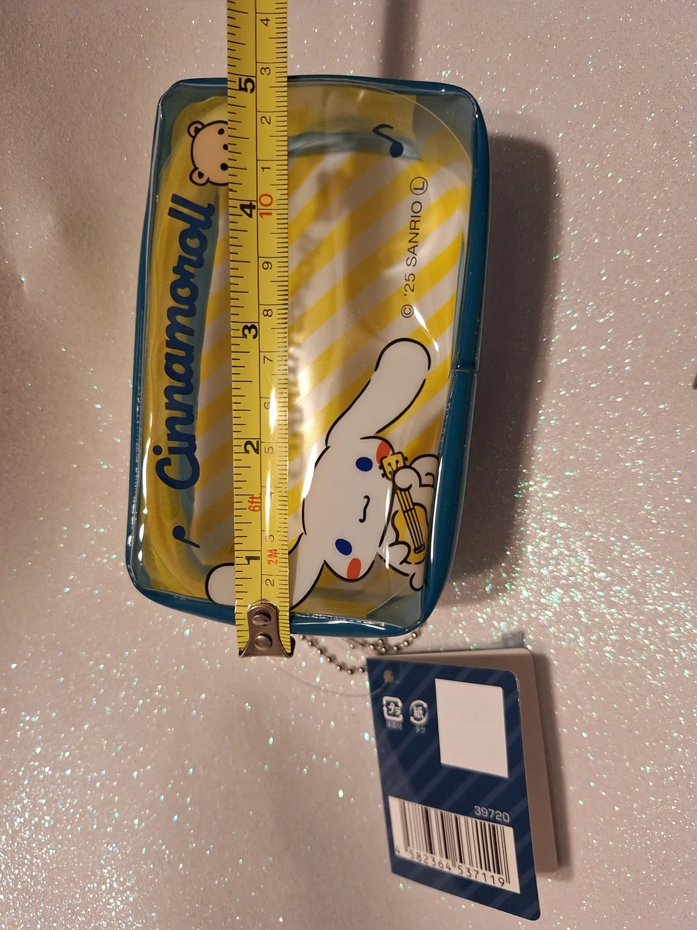 Cinnamoroll Blue & Yellow Vinyl Pouch New